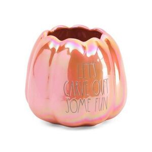 Rae Dunn Tall Pumpkin Planter Bowl W/ Luster Finish